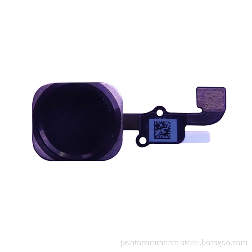 Home Button Flex Cable Assembly Black For iPhone 6 Plus